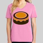 Ladies Core Cotton V Neck Tee Thumbnail