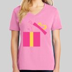 Ladies Core Cotton V Neck Tee Thumbnail