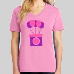 Ladies Core Cotton V Neck Tee Thumbnail