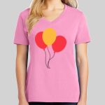Ladies Core Cotton V Neck Tee Thumbnail