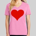 Ladies Core Cotton V Neck Tee Thumbnail