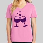 Ladies Core Cotton V Neck Tee Thumbnail