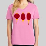 Ladies Core Cotton V Neck Tee Thumbnail