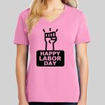 Ladies Core Cotton V Neck Tee Thumbnail