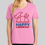 Ladies Core Cotton V Neck Tee Thumbnail