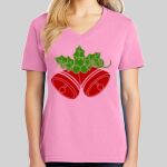 Ladies Core Cotton V Neck Tee Thumbnail