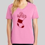 Ladies Core Cotton V Neck Tee Thumbnail
