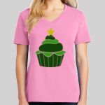 Ladies Core Cotton V Neck Tee Thumbnail