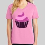 Ladies Core Cotton V Neck Tee Thumbnail