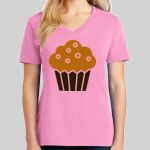 Ladies Core Cotton V Neck Tee Thumbnail