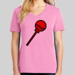 Ladies Core Cotton V Neck Tee Thumbnail