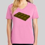 Ladies Core Cotton V Neck Tee Thumbnail