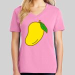 Ladies Core Cotton V Neck Tee Thumbnail