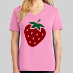 Ladies Core Cotton V Neck Tee Thumbnail