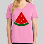 Ladies Core Cotton V Neck Tee Thumbnail