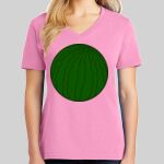 Ladies Core Cotton V Neck Tee Thumbnail