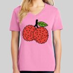 Ladies Core Cotton V Neck Tee Thumbnail