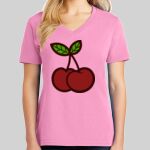 Ladies Core Cotton V Neck Tee Thumbnail