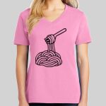 Ladies Core Cotton V Neck Tee Thumbnail