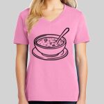 Ladies Core Cotton V Neck Tee Thumbnail