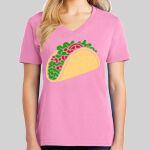 Ladies Core Cotton V Neck Tee Thumbnail