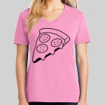 Ladies Core Cotton V Neck Tee Thumbnail