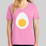 Ladies Core Cotton V Neck Tee Thumbnail