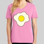 Ladies Core Cotton V Neck Tee Thumbnail