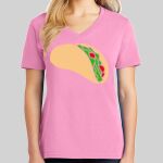 Ladies Core Cotton V Neck Tee Thumbnail