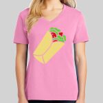 Ladies Core Cotton V Neck Tee Thumbnail