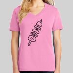 Ladies Core Cotton V Neck Tee Thumbnail