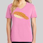 Ladies Core Cotton V Neck Tee Thumbnail