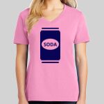 Ladies Core Cotton V Neck Tee Thumbnail