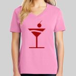 Ladies Core Cotton V Neck Tee Thumbnail