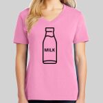 Ladies Core Cotton V Neck Tee Thumbnail