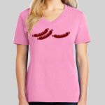 Ladies Core Cotton V Neck Tee Thumbnail