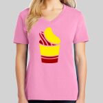 Ladies Core Cotton V Neck Tee Thumbnail
