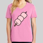 Ladies Core Cotton V Neck Tee Thumbnail