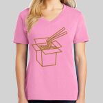 Ladies Core Cotton V Neck Tee Thumbnail