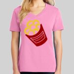 Ladies Core Cotton V Neck Tee Thumbnail