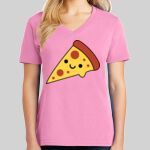 Ladies Core Cotton V Neck Tee Thumbnail