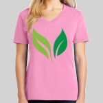 Ladies Core Cotton V Neck Tee Thumbnail