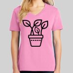 Ladies Core Cotton V Neck Tee Thumbnail
