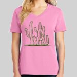 Ladies Core Cotton V Neck Tee Thumbnail
