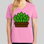 Ladies Core Cotton V Neck Tee Thumbnail