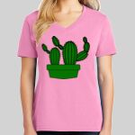 Ladies Core Cotton V Neck Tee Thumbnail