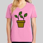 Ladies Core Cotton V Neck Tee Thumbnail