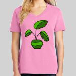 Ladies Core Cotton V Neck Tee Thumbnail