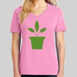 Ladies Core Cotton V Neck Tee Thumbnail