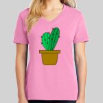 Ladies Core Cotton V Neck Tee Thumbnail